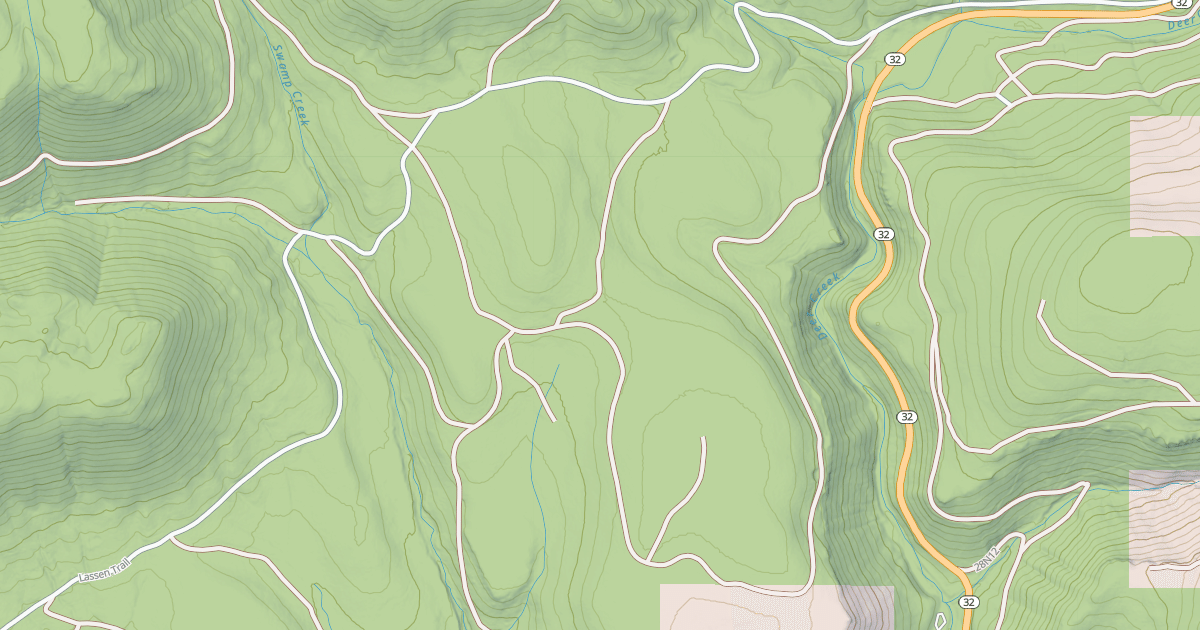 Map preview of LASSEN TRAIL LOOP