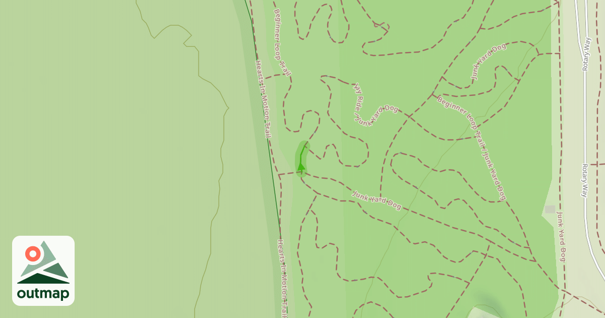 Map of Beginner Loop Trail
