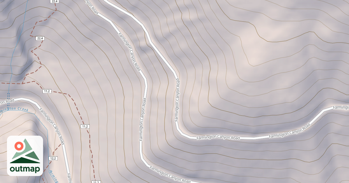 Map of FARMINGTON CANYON ATV