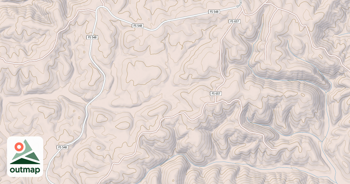Map of TOWN CREEK