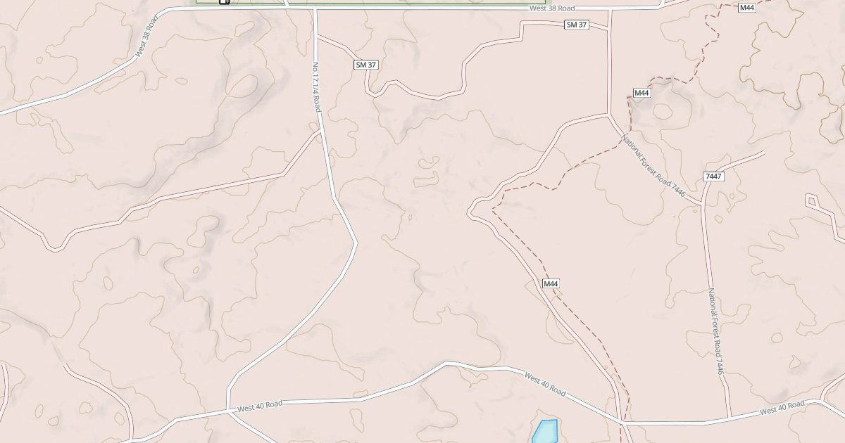 Map preview of Caberfae Smt Dnr376