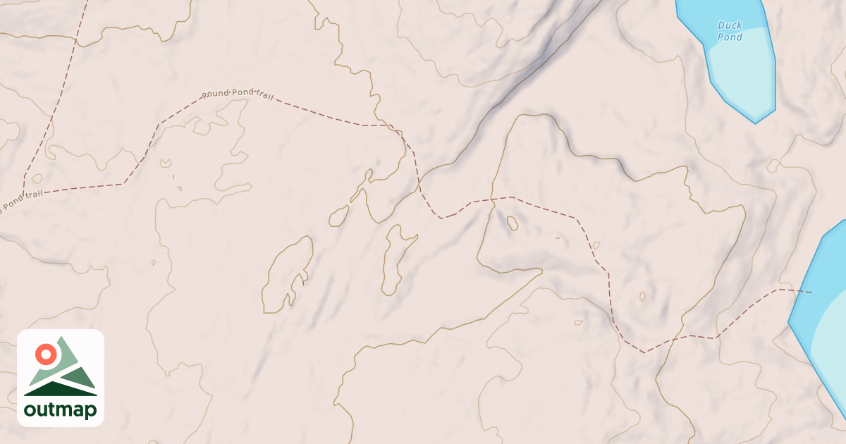 Map of Round Pond Trail