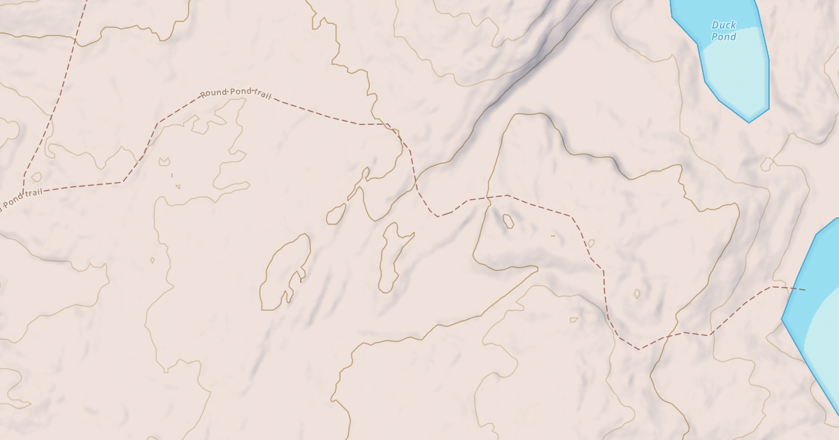 Map preview of Round Pond Trail