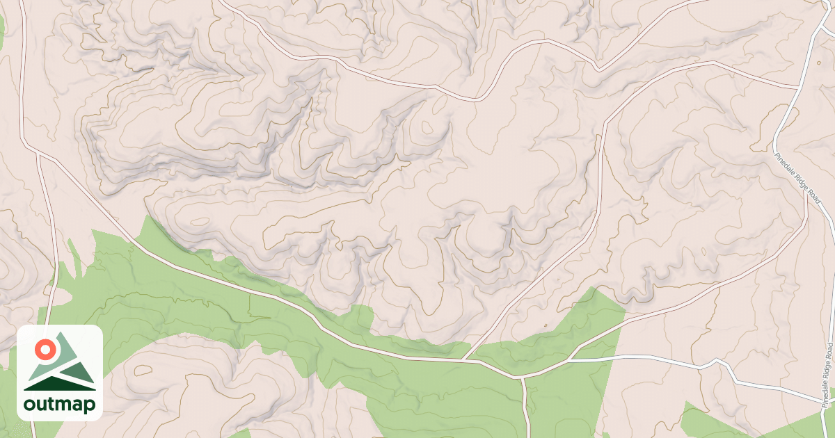Map of COTTONWOOD WASH