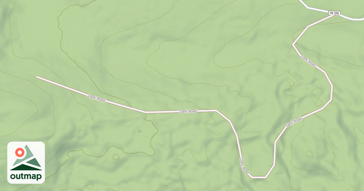 Map of DARK ROAD