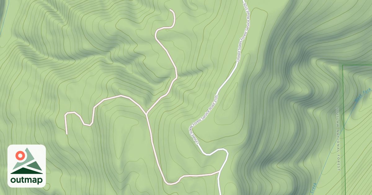 Map of USFS Motor Vehicle Use Map Roads {6A386388-5032-4C49-91D7-DF2E743098B9}