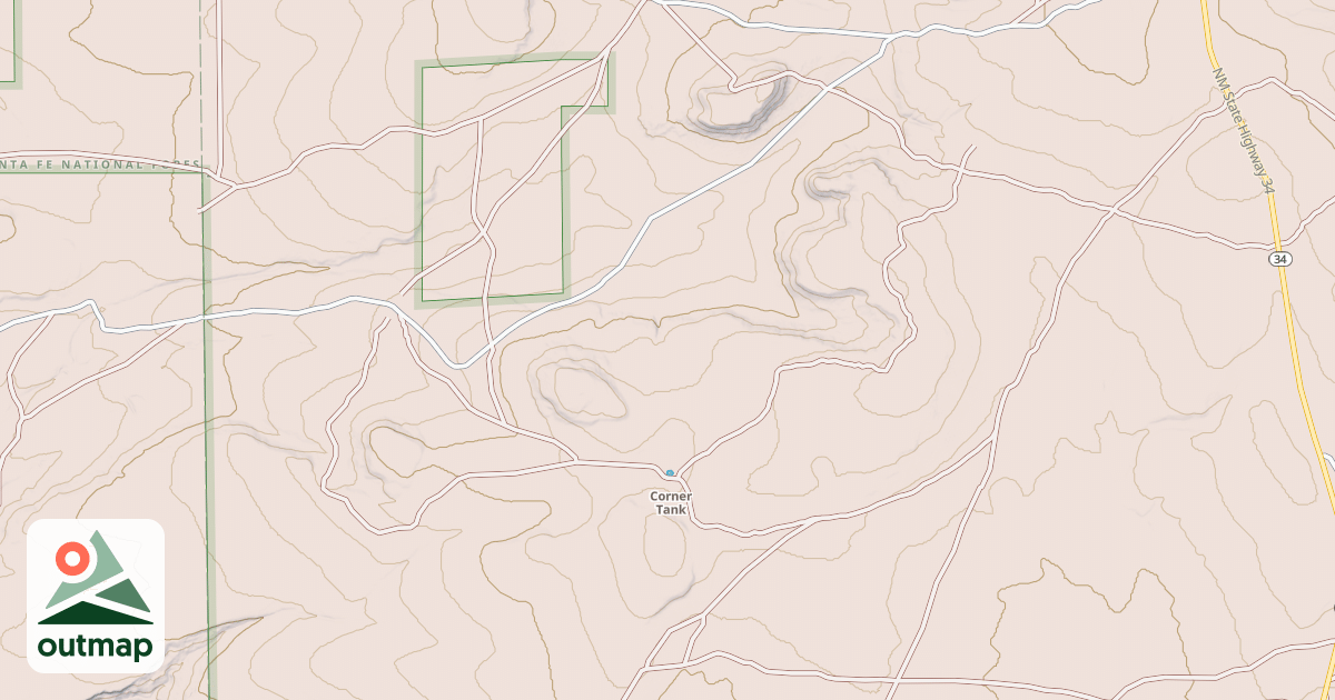 Map of USFS National Forest System Roads {512F2964-A2F5-44FB-886B-53B07D508CB4}