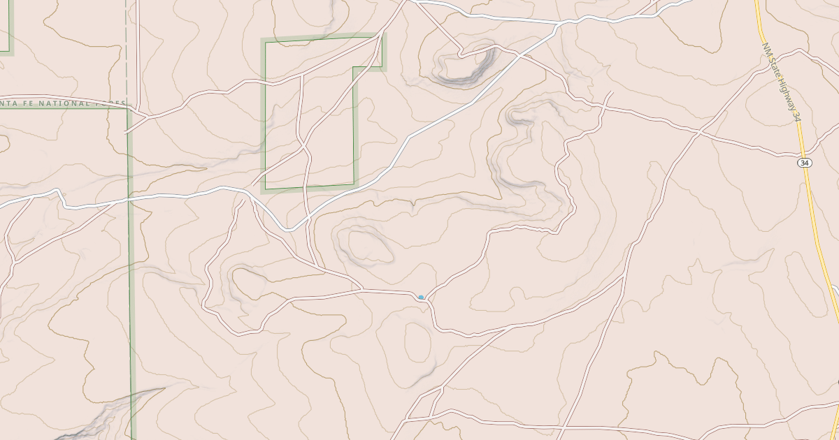 Map preview of USFS National Forest System Roads {512F2964-A2F5-44FB-886B-53B07D508CB4}