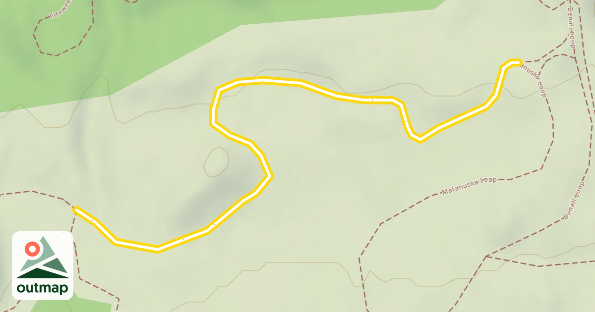Map of Matanuska Loop