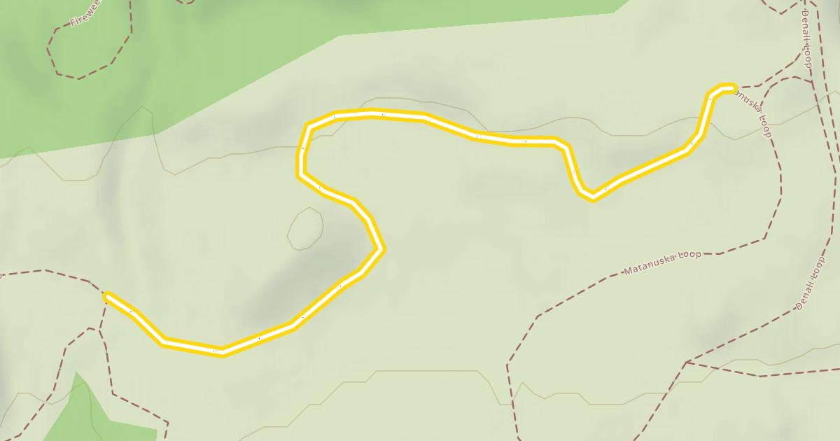 Map preview of Matanuska Loop