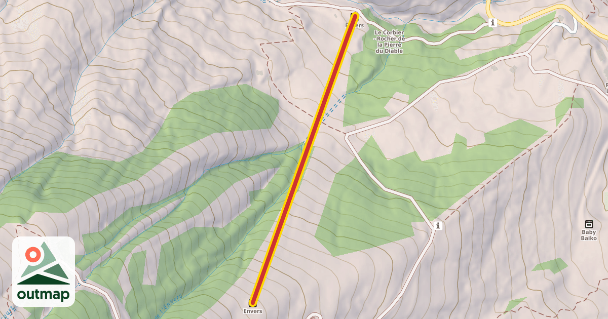 Map of Envers