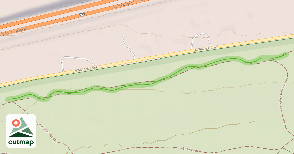 Map of Blue Loop
