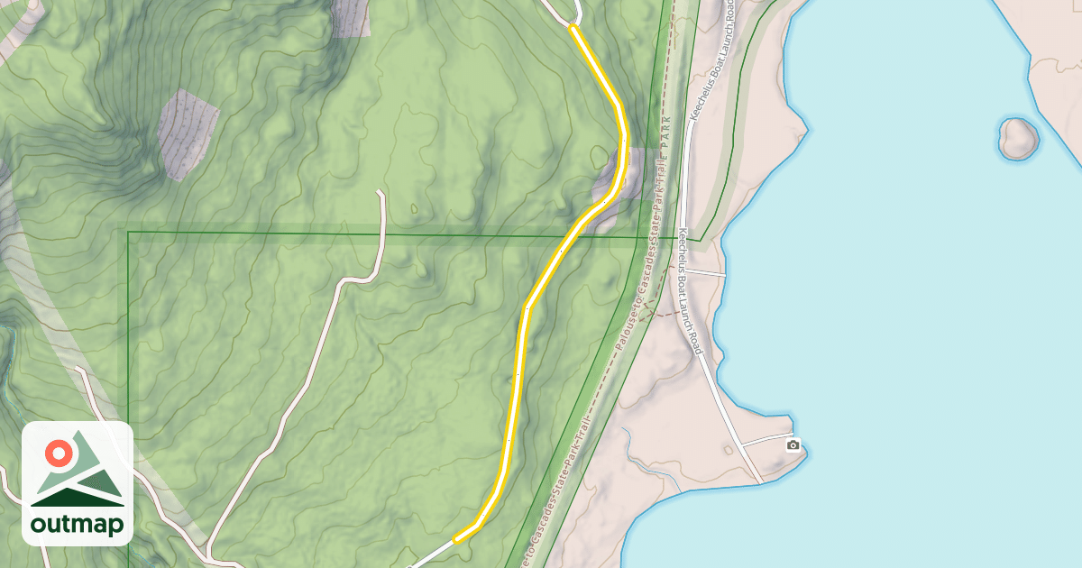 Map of Forest Road 9070