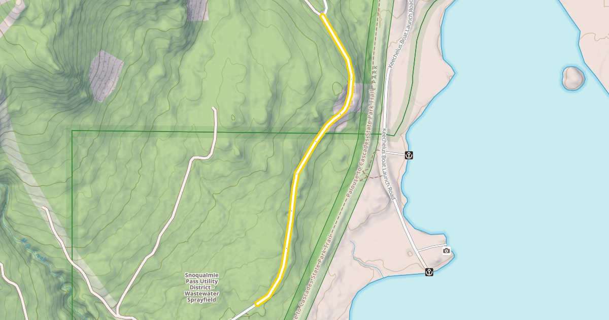 Map preview of Forest Road 9070