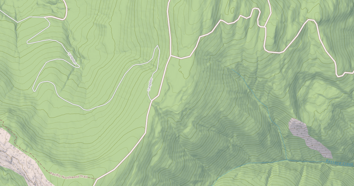 Map preview of Pacific Northwest National Scenic Trail