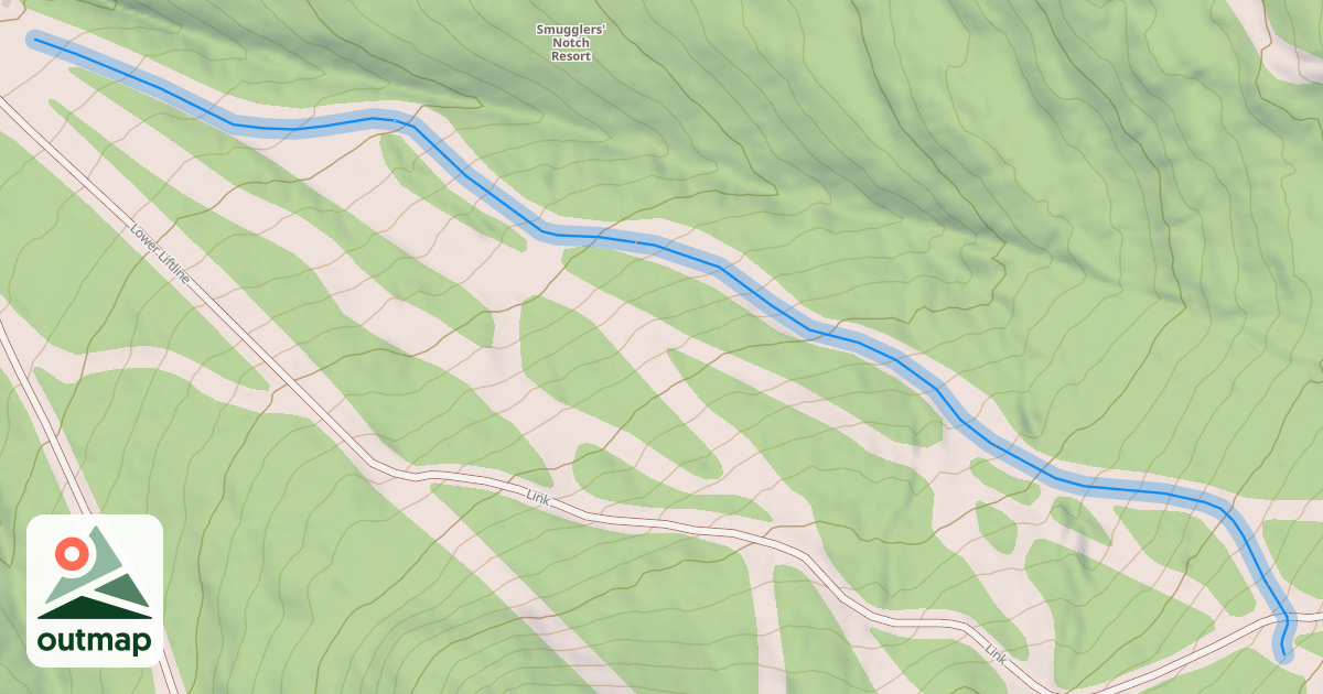 Map of Lower Chilcoot
