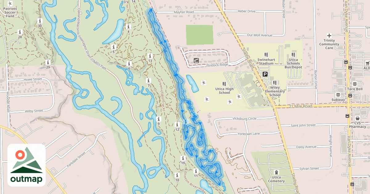 Map of Red (CK Canal Loop)