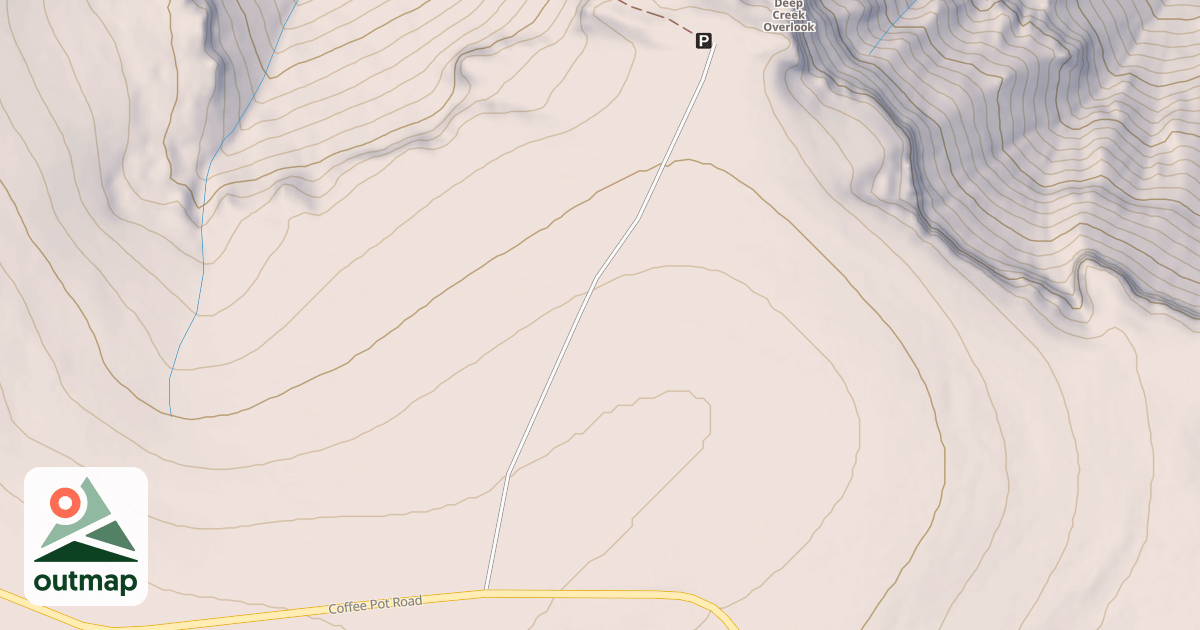 Map of DEEP CREEK OVERLOOK