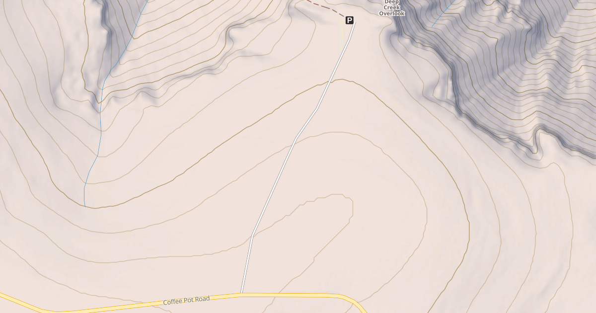 Map preview of DEEP CREEK OVERLOOK