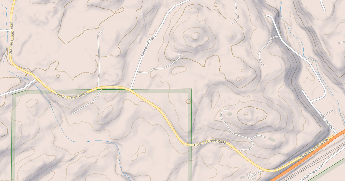 Map preview of DUNCAN CREEK