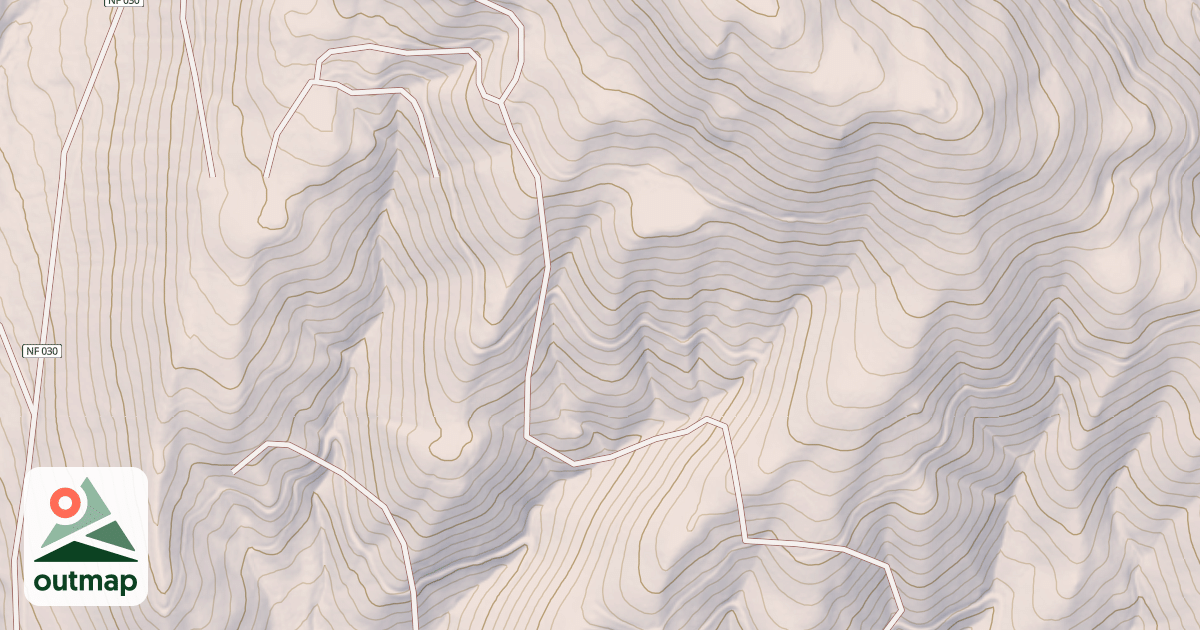 Map of USFS National Forest System Roads {447095A3-2577-4BA5-830B-D068ADBCA540}