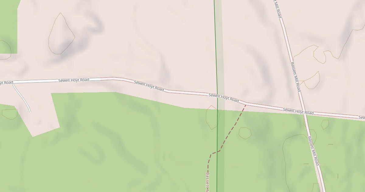 Map preview of Sewell Hoyt Road