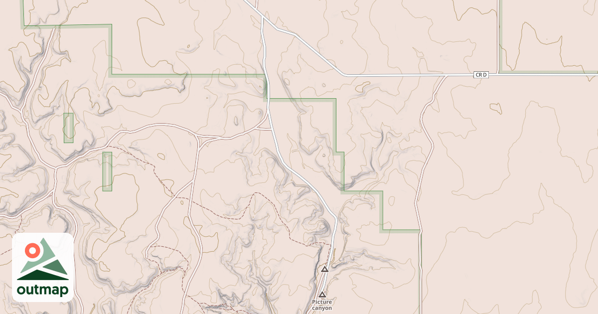 Map of PICTURE CANYON