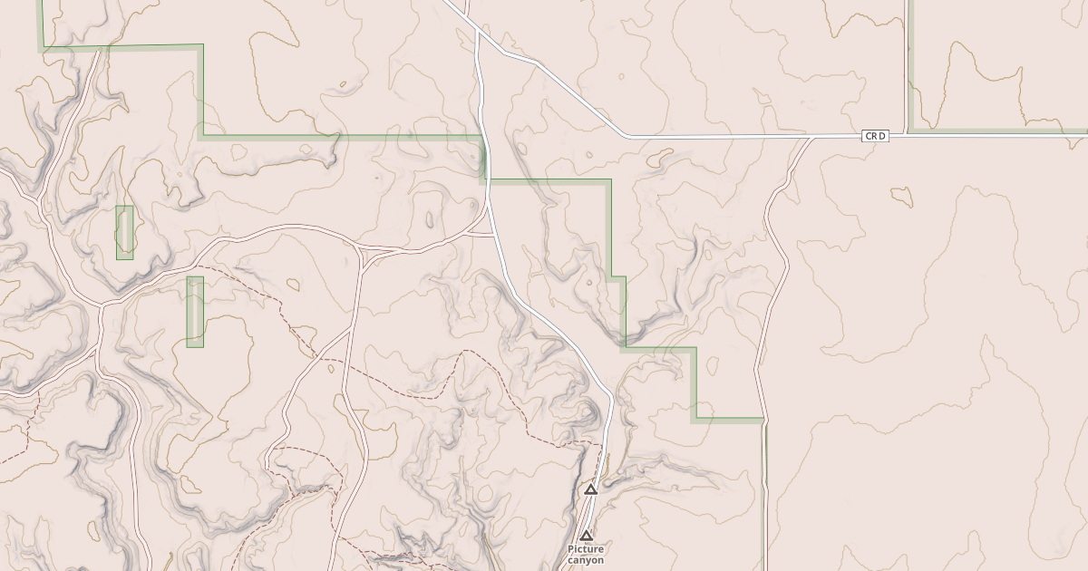 Map preview of PICTURE CANYON
