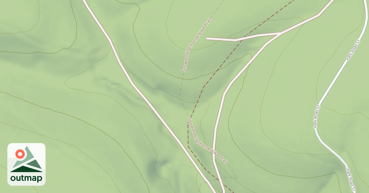 Map of Snowmobile Trail