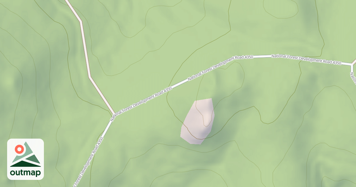 Map of INDIANA MINE RD