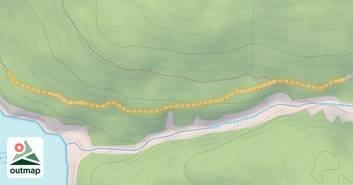 Map of Garibaldi Lake Trail