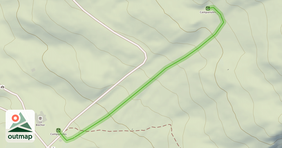 Map of Campanules
