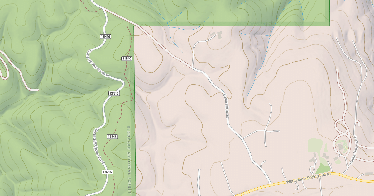 Map preview of BOTTLE HILL