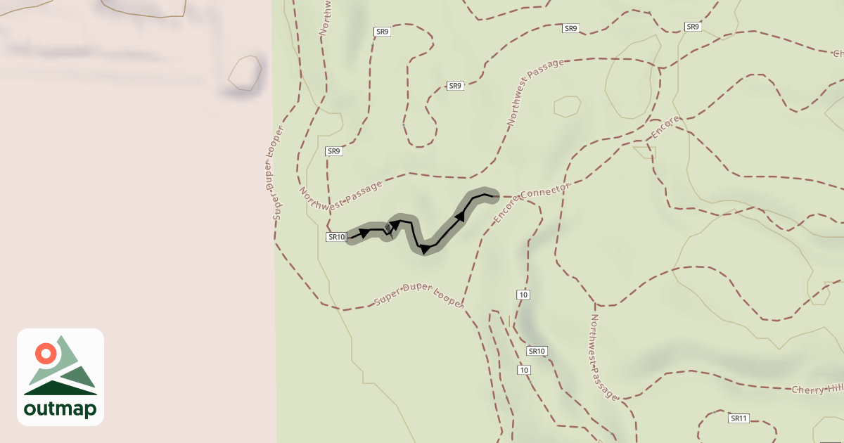 Map of Hard Scrabble - SR 10