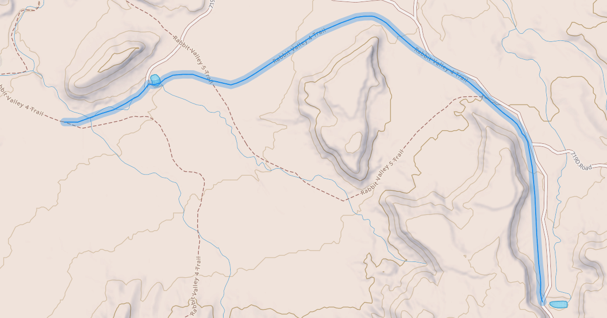 Map preview of Rabbit Valley 4 Trail