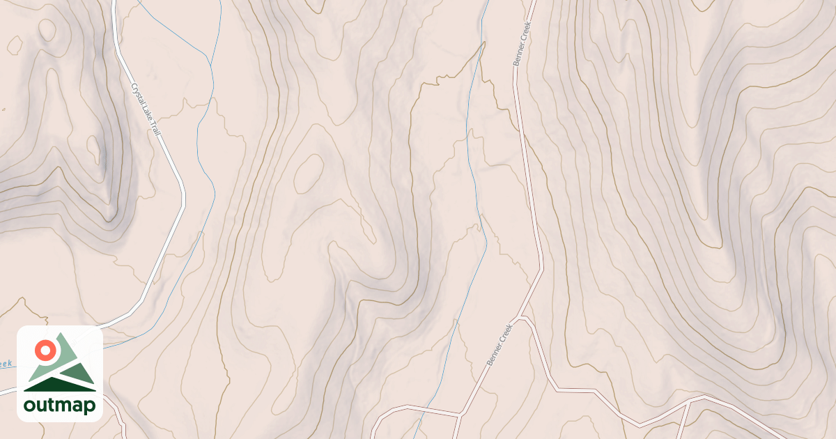 Map of BENNER CREEK NORTH
