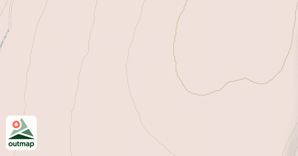 Map of Hungry Hollow Overlook - South