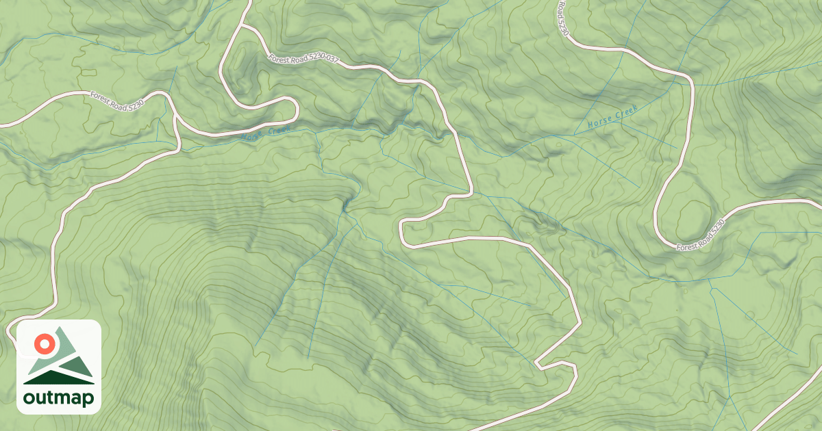 Map of LOOKOUT MOUNTAIN