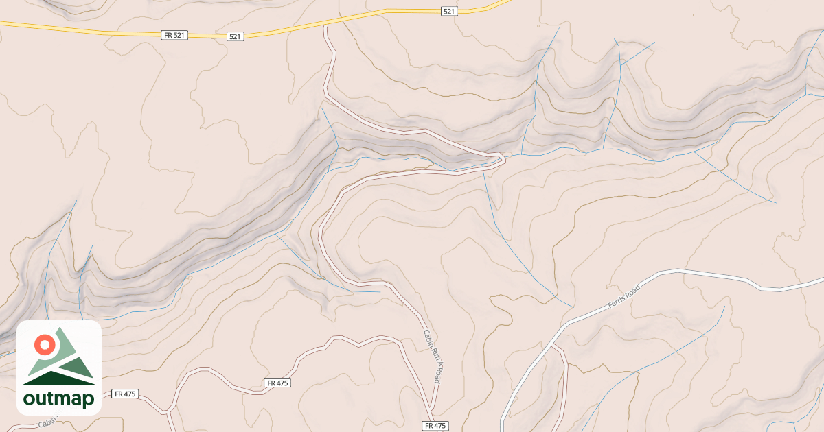 Map of CABIN RIM A