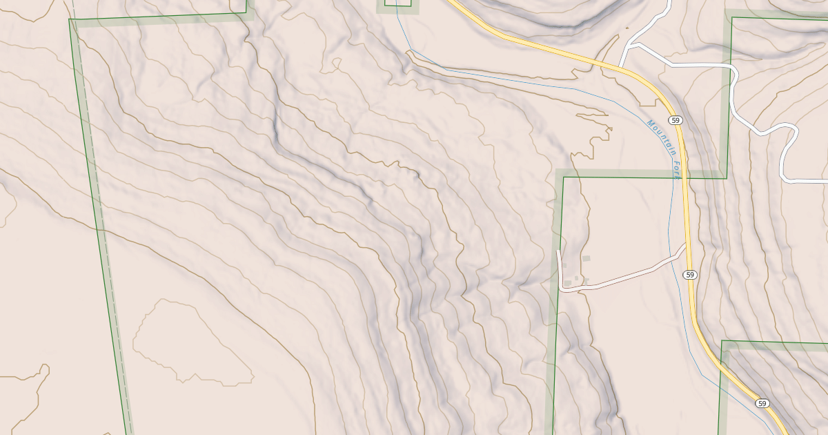 Map preview of USFS National Forest System Roads {408433B4-9085-4833-A03E-1F21824BA021}