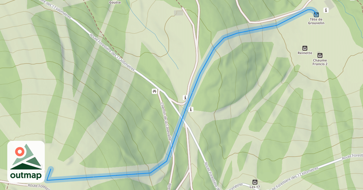 Map of Le Loup
