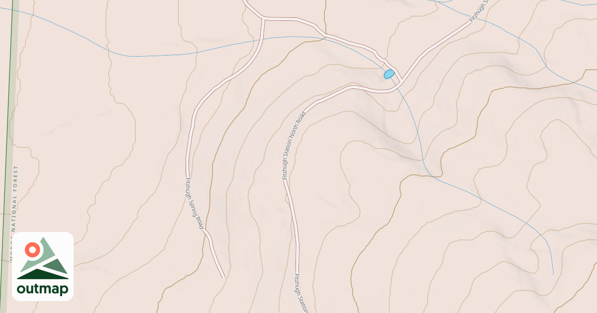 Map of FITZHUGH SPRING