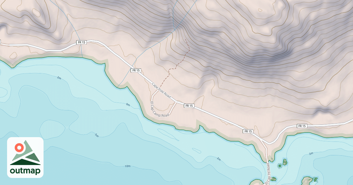 Map of CAPE POLE