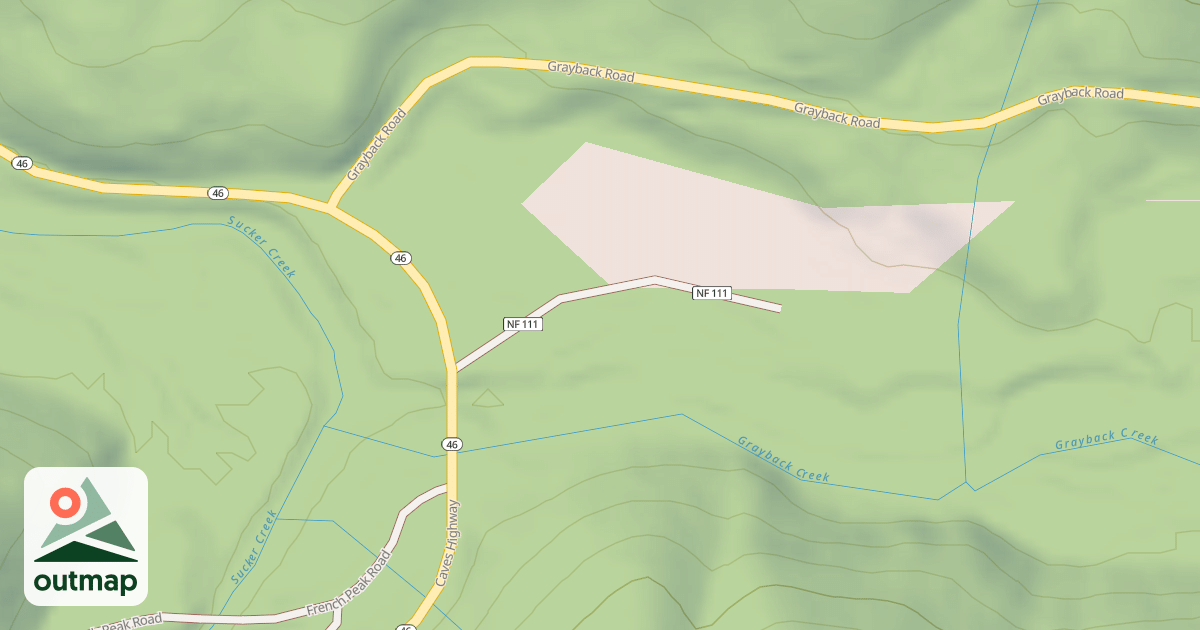 Map of GRAYBACK GUARD STATION
