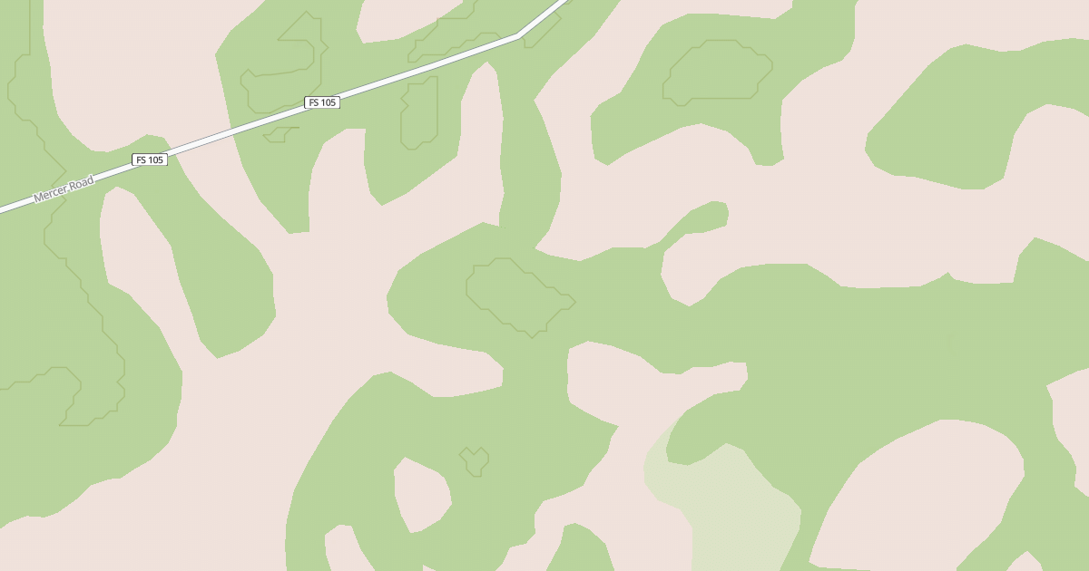Map preview of USFS National Forest System Roads {9D9C3334-2FFE-4061-81BA-71A786682F55}