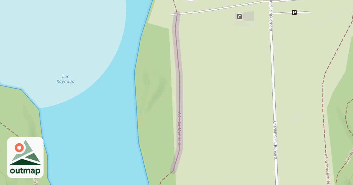 Map of A4 / La Mennais