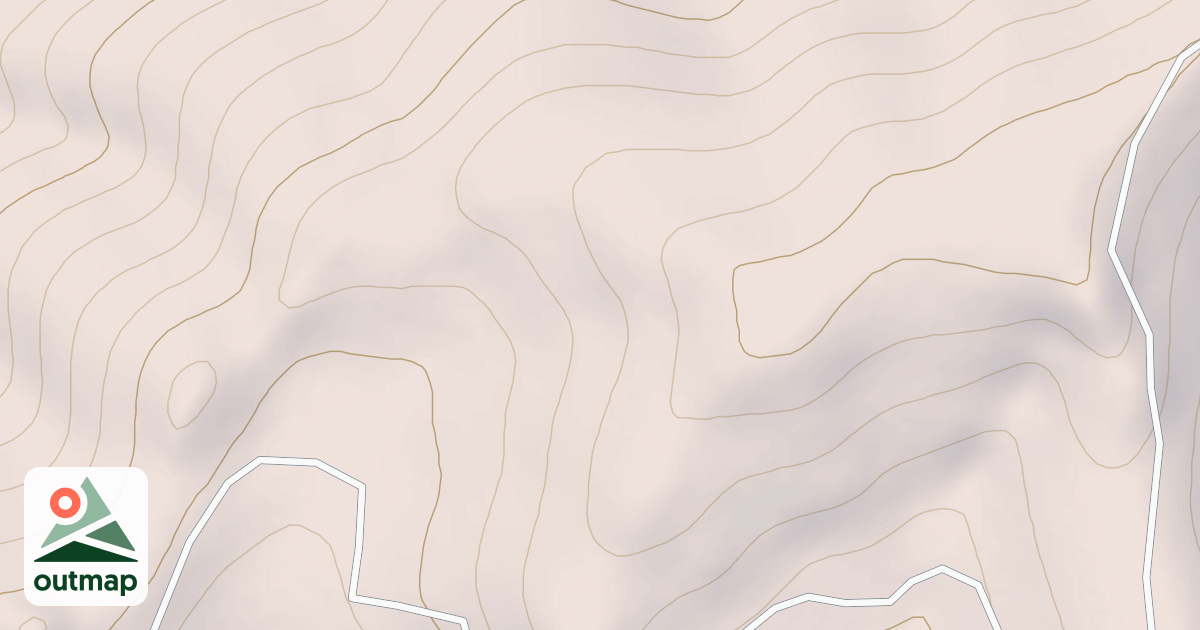 Map of PIAH RIDGE