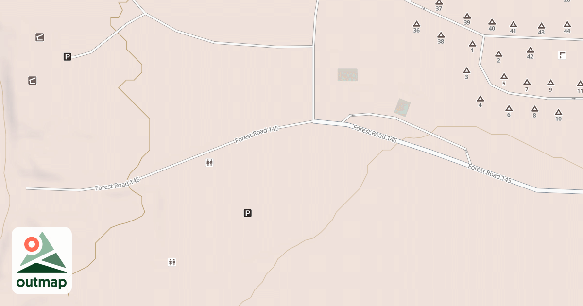 Map of ANTELOPE FLAT