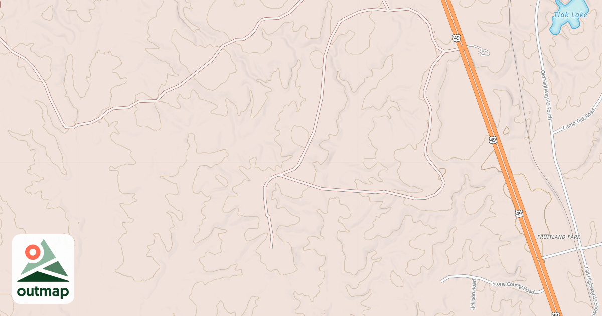 Map of USFS National Forest System Roads {5BBFE48A-3B8F-4EEF-9741-CA802AAE64C1}