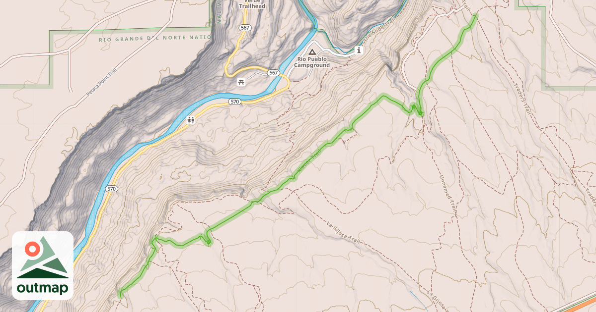 Map of Klauer Trail